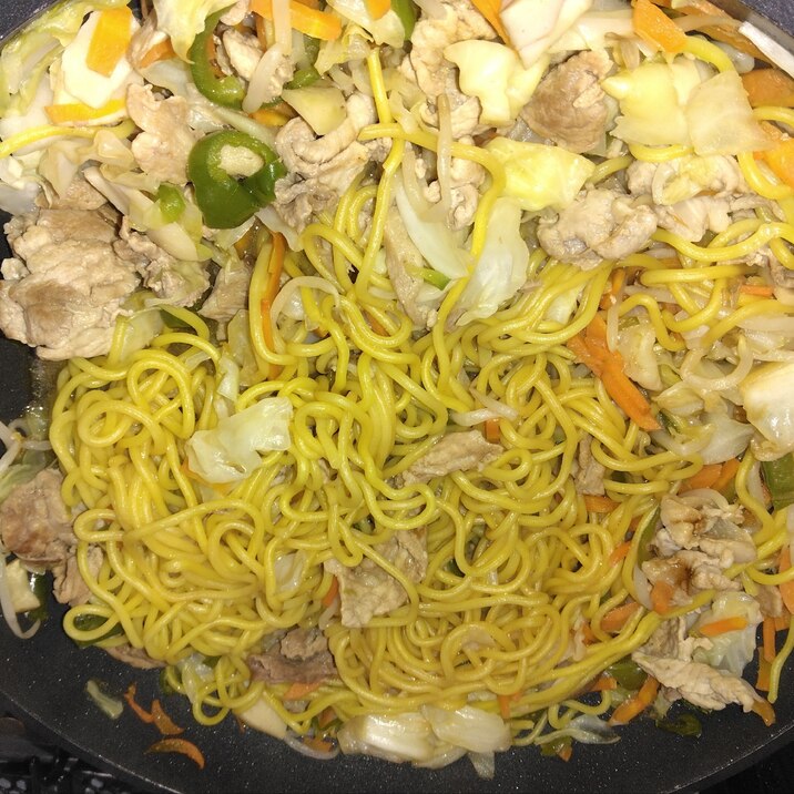 野菜たっぷり焼そば